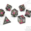 CritStones - Metal Dice Set: Nighttime Blossom (7-delig)