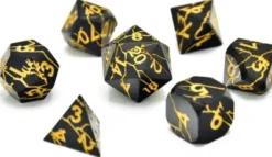 CritStones - Metal Dice Set: Torn Mystic (7-delig)