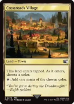 Crossroads Village (foil) - Final Fantasy