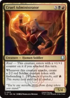 Cruel Administrator (foil) - Avatar: The Last Airbender