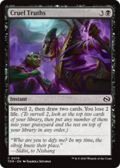 Cruel Truths (foil) - Tarkir: Dragonstorm