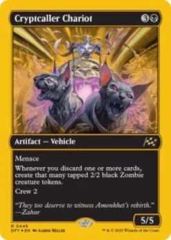 Cryptcaller Chariot (#446) (first-place foil) - Aetherdrift First-Place Box Toppers