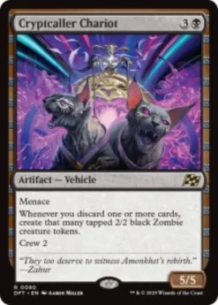 Cryptcaller Chariot (foil) - Aetherdrift