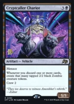 Cryptcaller Chariot (foil) - Aetherdrift Prerelease Promo's