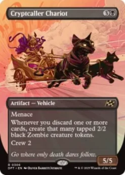 Cryptcaller Chariot (#306) (foil) (borderless) - Aetherdrift Varianten