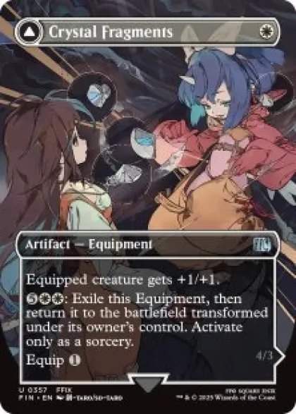Crystal Fragments (foil) (borderless) - Final Fantasy Varianten