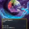 Crystal Quarry (#55) (foil) (borderless) - Edge of Eternities Stellar Sights
