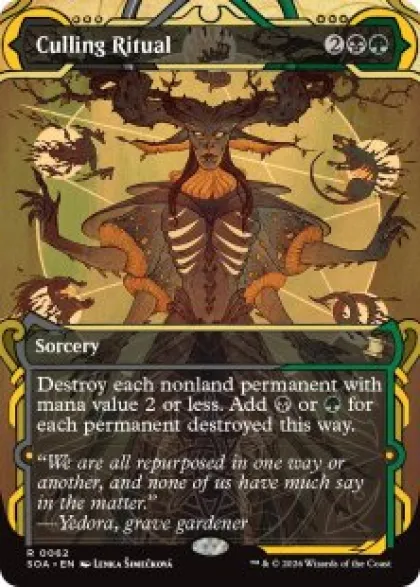 Culling Ritual (#062) (foil) (showcase) - Secrets of Strixhaven Mystical Archive