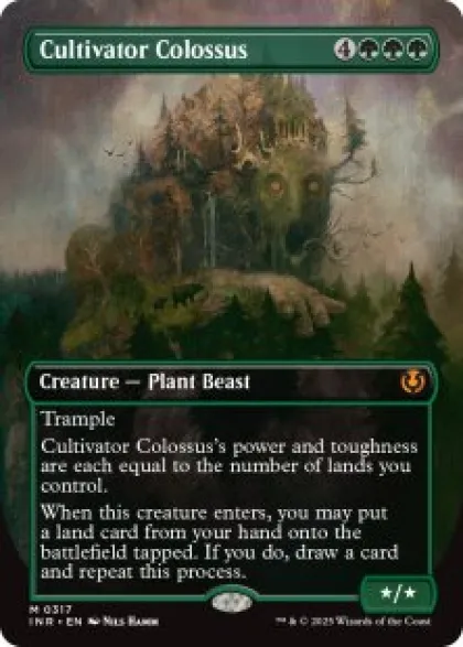 Cultivator Colossus (#317) (foil) (borderless) - Innistrad Remastered Varianten