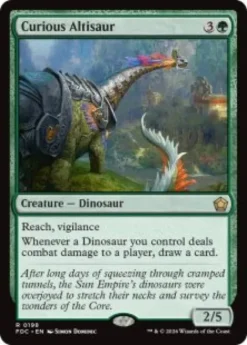 Curious Altisaur - Foundations Commander Decks