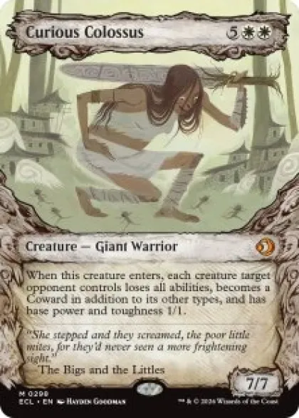 Curious Colossus (showcase) - Lorwyn Eclipsed Varianten