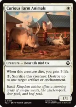 Curious Farm Animals (foil) - Avatar: The Last Airbender