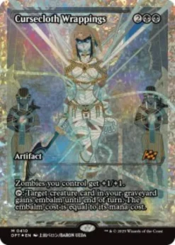 Cursecloth Wrappings (#410) (fracture foil) (showcase) - Aetherdrift Varianten