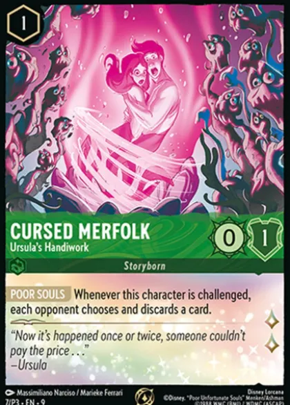 Cursed Merfolk, Ursula's Handiwork (foil) - Promo Set 3