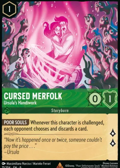 Cursed Merfolk, Ursula's Handiwork - Fabled