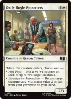 Daily Bugle Reporters - Marvel Super Heroes Commander