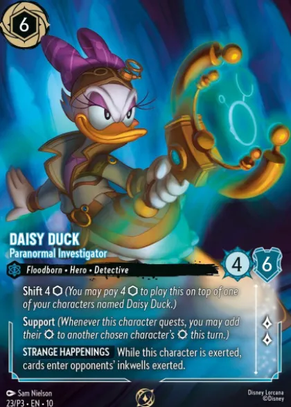 Daisy Duck, Paranormal Investigator (#23) (borderless) - Promo Set 3