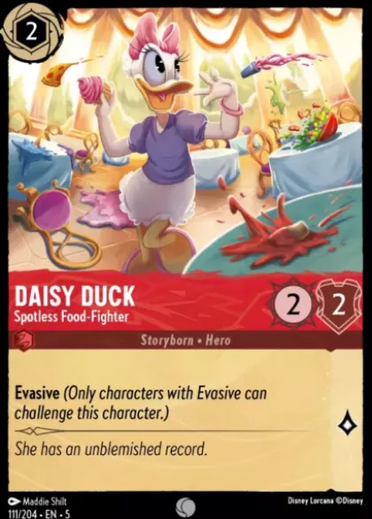 Daisy Duck, Spotless Food-Fighter (foil) - Shimmering Skies