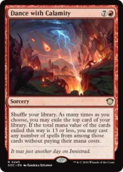 Dance with Calamity - Secrets of Strixhaven Commander