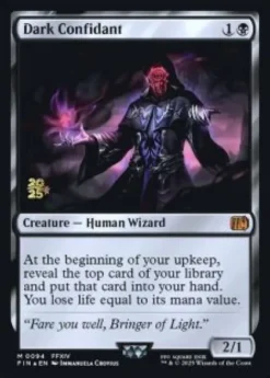 Dark Confidant (foil) - Final Fantasy Prerelease Promo's