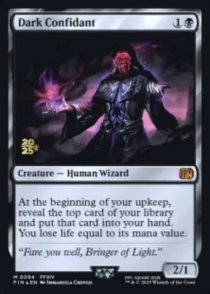 Dark Confidant (foil) - Final Fantasy Prerelease Promo's