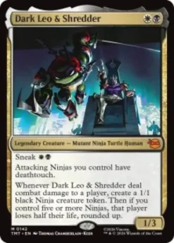 Dark Leo & Shredder (foil) - Teenage Mutant Ninja Turtles