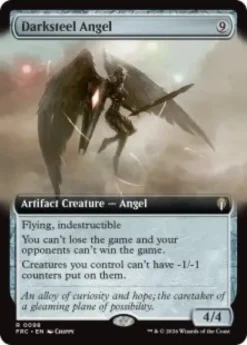 Darksteel Angel (extended art) - Reality Fracture Commander