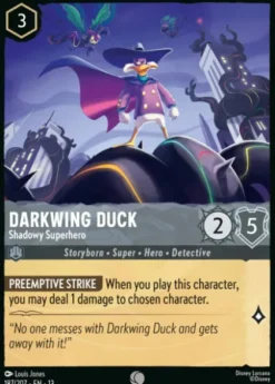 Darkwing Duck, Shadowy Superhero (foil) - Attack of the Vine