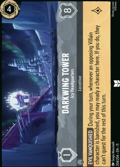 Darkwing Tower, Icy Headquarters (foil) - Winterspell