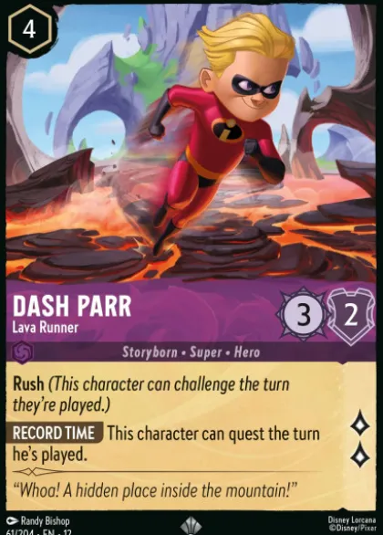 Dash Parr, Lava Runner (foil) - Wilds Unknown