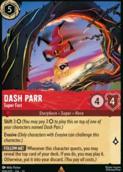 Dash Parr, Super Fast (foil) - Attack of the Vine