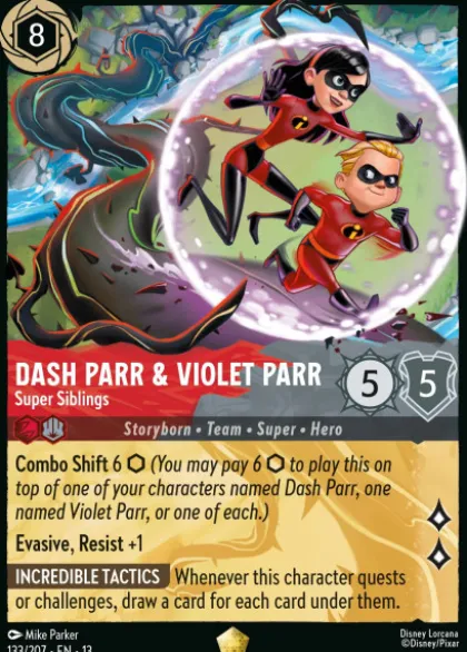 Dash Parr & Violet Parr, Super Siblings - Attack of the Vine