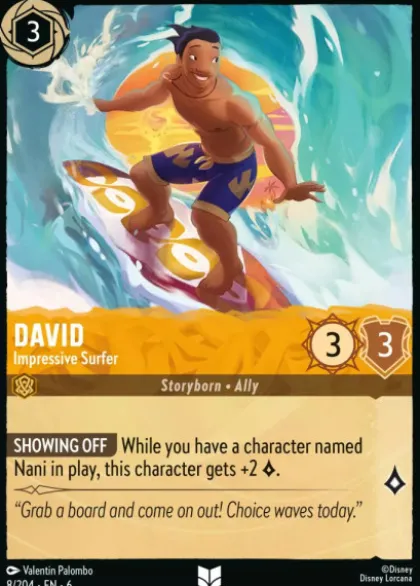 David, Impressive Surfer - Azurite Sea
