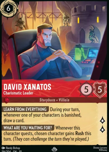 David Xanatos, Charismatic Leader - Whispers