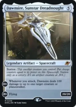 Dawnsire, Sunstar Dreadnought (foil) - Edge of Eternities prerelease Promo's