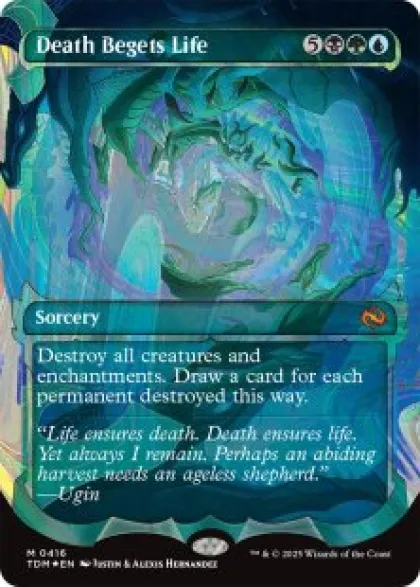 Death Begets Life (#416) (halo foil) (showcase) - Tarkir: Dragonstorm Varianten