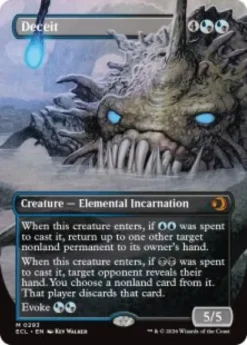 Deceit (foil) (borderless) - Lorwyn Eclipsed Varianten
