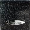 Deckbox Satin Cube Black with Silver Glitter