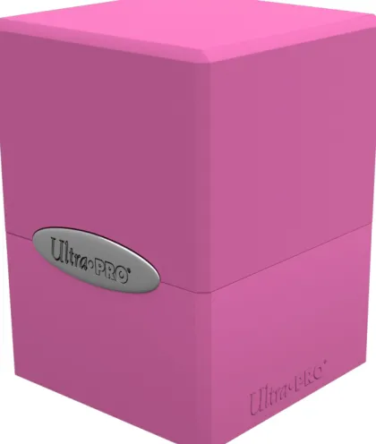 Deckbox Satin Cube Hot Pink