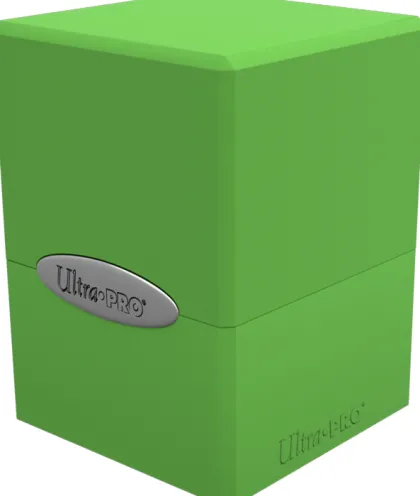 Deckbox Satin Cube Lime Green