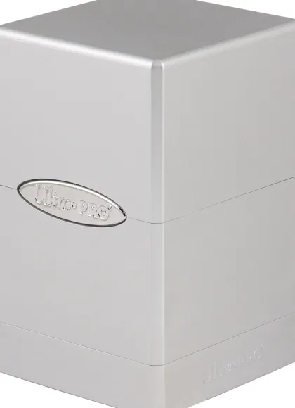 Deckbox Satin Tower Metallic Silver