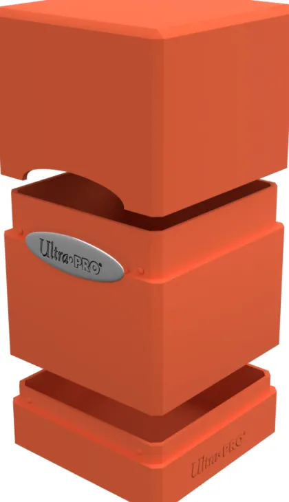 Deckbox Satin Tower Pumpkin Orange