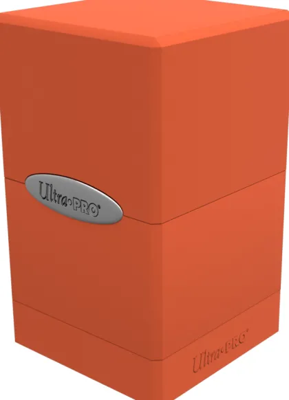 Deckbox Satin Tower Pumpkin Orange