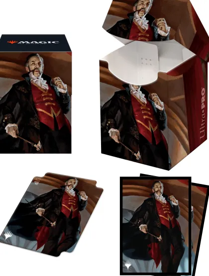 Deckbox + Sleeves Commander Innistrad: Crimson Vow - Strefan, Maurer Progenitor