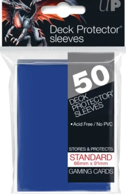 Deck Protectors Solid Blue (50 stuks)