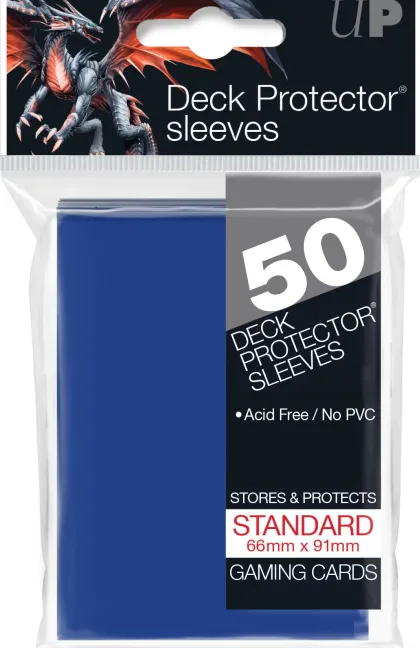 Deck Protectors Solid Blue (50 stuks)