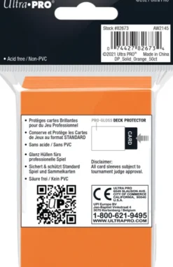 Deck Protectors Solid Orange (50 stuks)