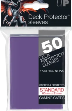 Deck Protectors Solid Purple (50 stuks)