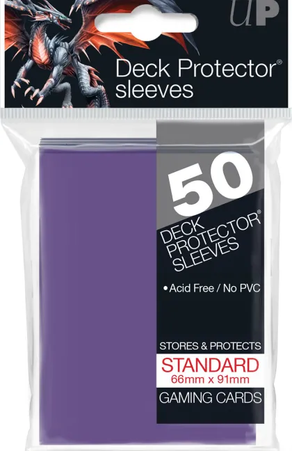 Deck Protectors Solid Purple (50 stuks)