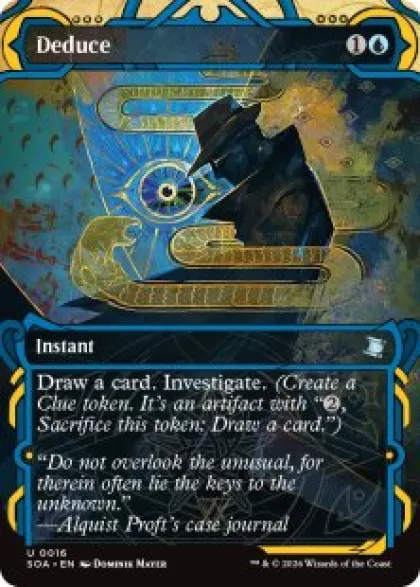 Deduce (#016) (foil) (showcase) - Secrets of Strixhaven Mystical Archive